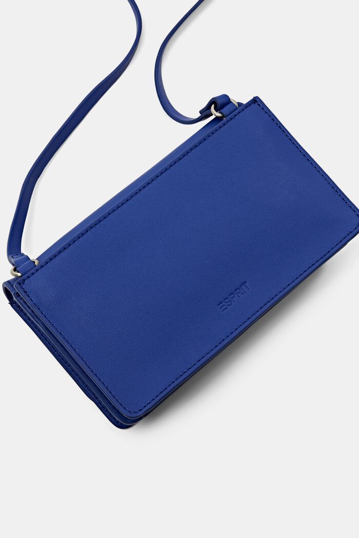 Crossbody bag met klep, BRIGHT BLUE, detail image number 1