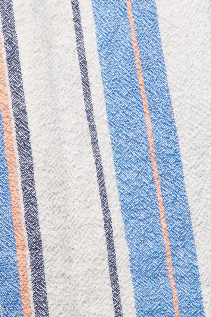 Overhemd met korte mouwen en strepen, 100% katoen, BRIGHT BLUE, detail image number 5