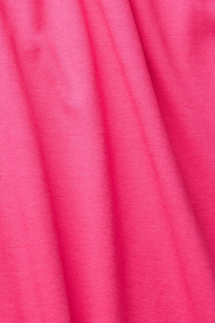 Jersey jurk met strikceintuur, PINK FUCHSIA, detail image number 4