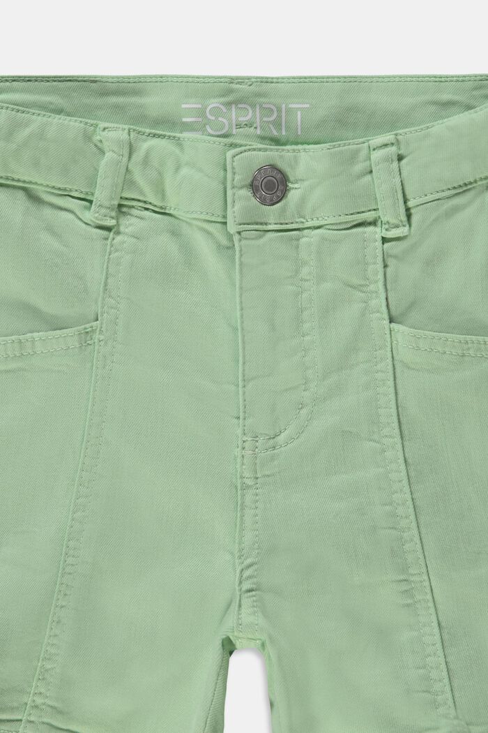 Gerecycled: Short met verstelbare band, PISTACCHIO GREEN, detail image number 2