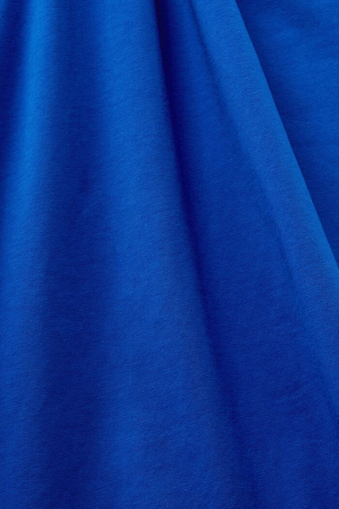 T-shirt met boothals, BRIGHT BLUE, detail image number 4