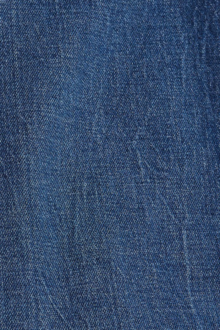 Jeans met rechte pijpen, BLUE DARK WASHED, detail image number 4