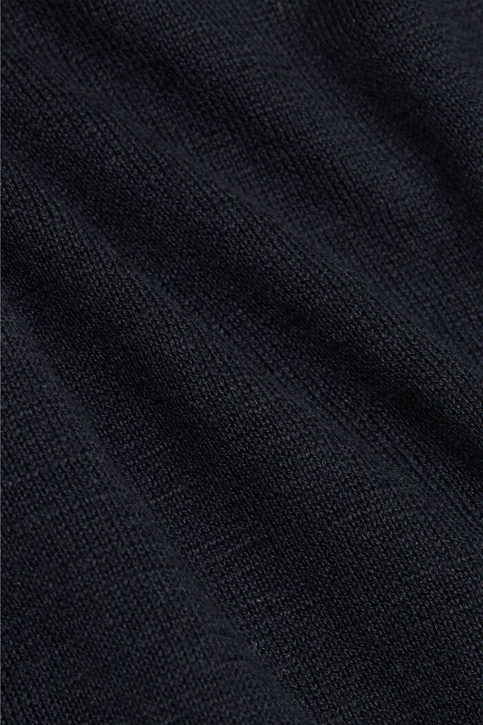 Vest met capuchon, organic cotton, BLACK, detail image number 4