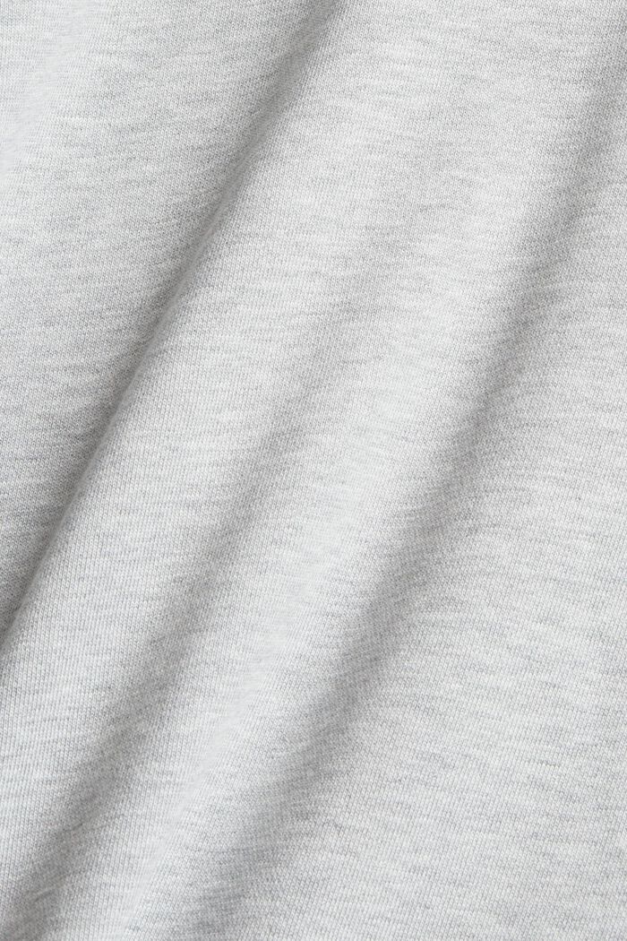 Sweatshirt met ritszak, LIGHT GREY, detail image number 4