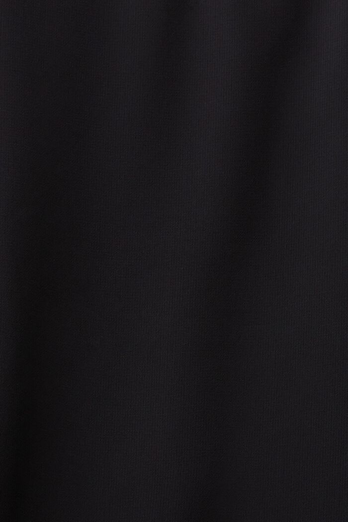 Mouwloze chiffon blouse met peplum, BLACK, detail image number 4
