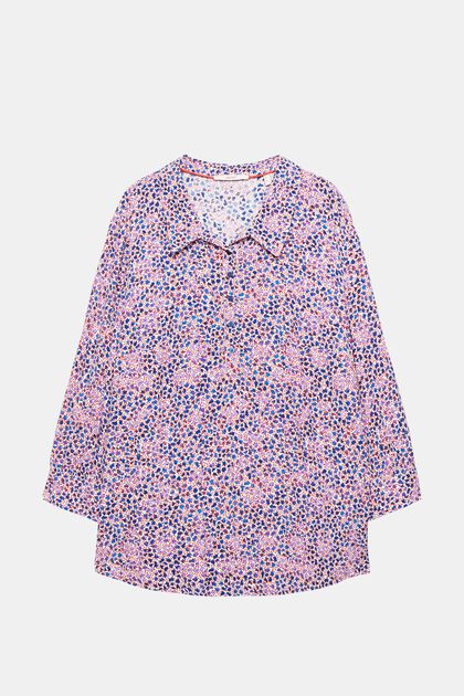 CURVY blouse met motief, LENZING™ ECOVERO™