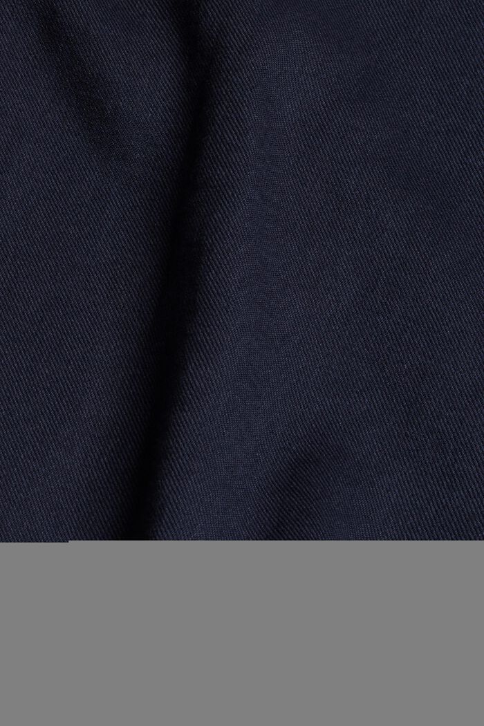 Henley blouse van 100% katoen, NAVY, detail image number 4