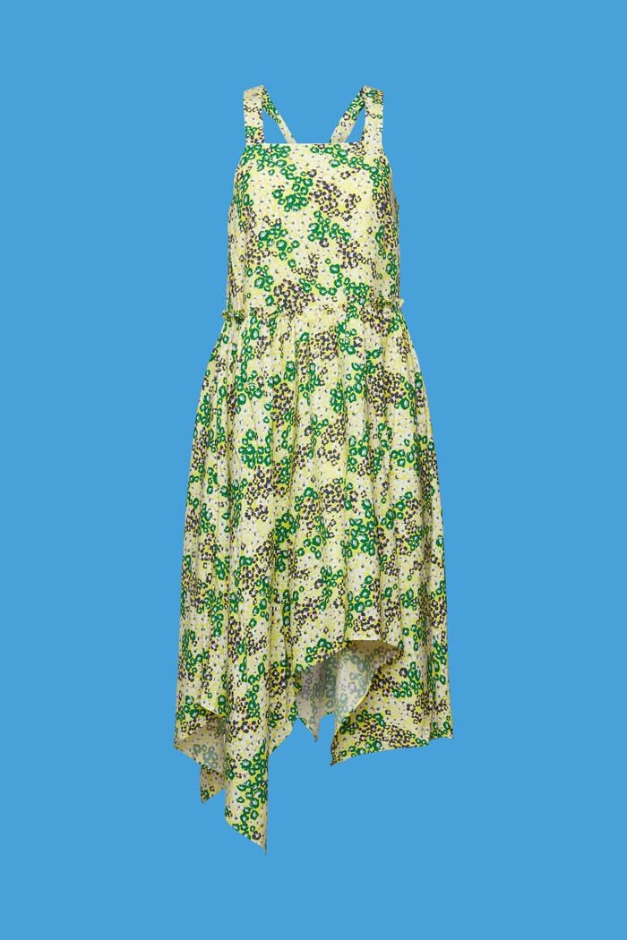Midi-jurk met print, YELLOW, detail image number 7