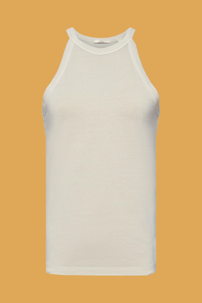Jersey tanktop, DUSTY GREEN, detail image number 6