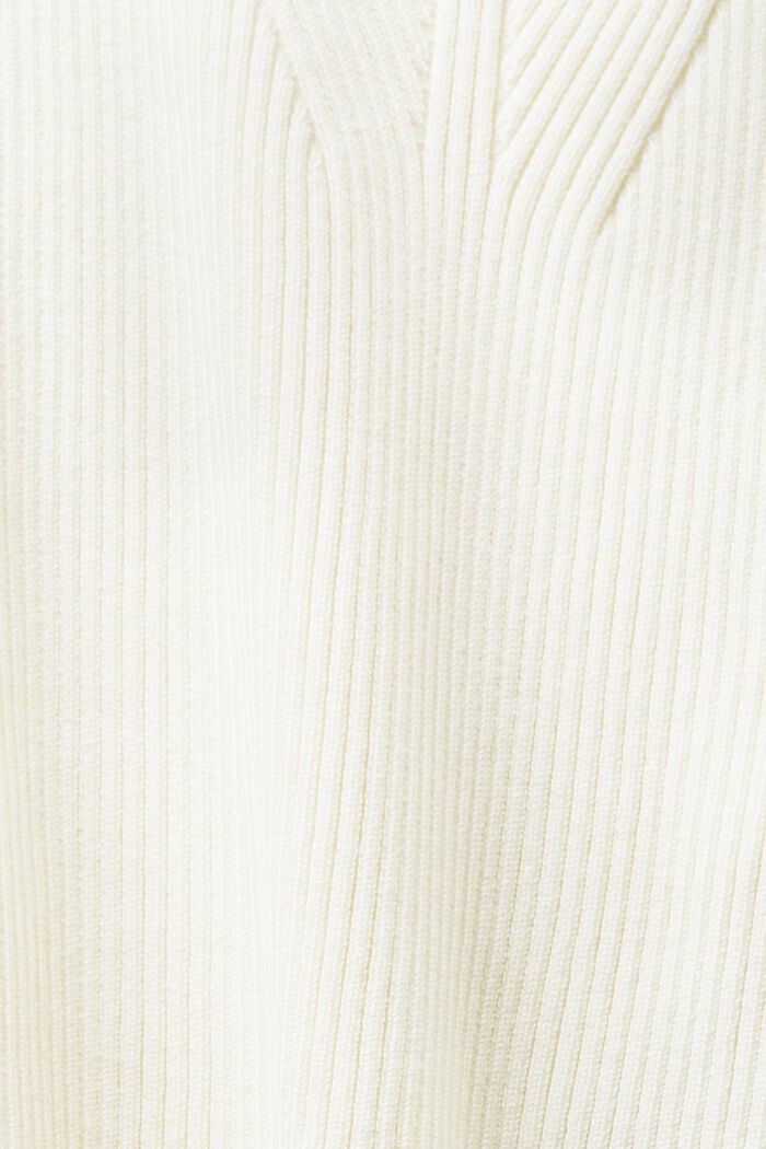 Ribgebreide trui met V-hals, ICE, detail image number 6