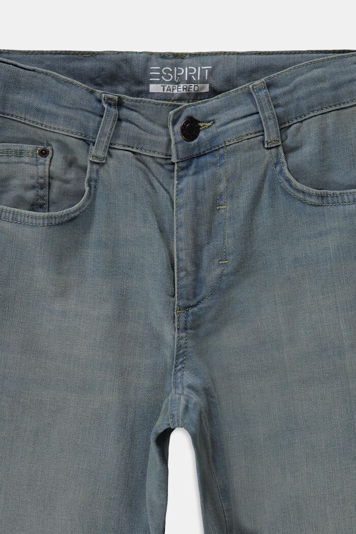 Jeans met verstelbare band, BLUE BLEACHED, detail image number 2