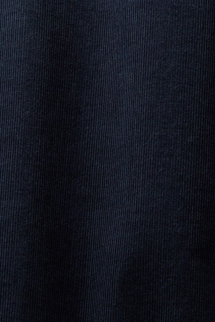Overhemd van corduroy, 100% katoen, PETROL BLUE, detail image number 5
