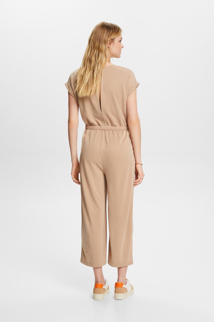 Modal jumpsuit met band, TAUPE, detail image number 3
