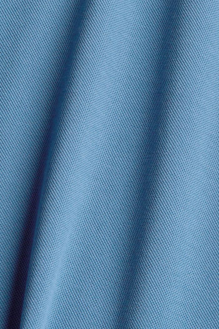 Poloshirt van 100% organic cotton, BLUE, detail image number 4