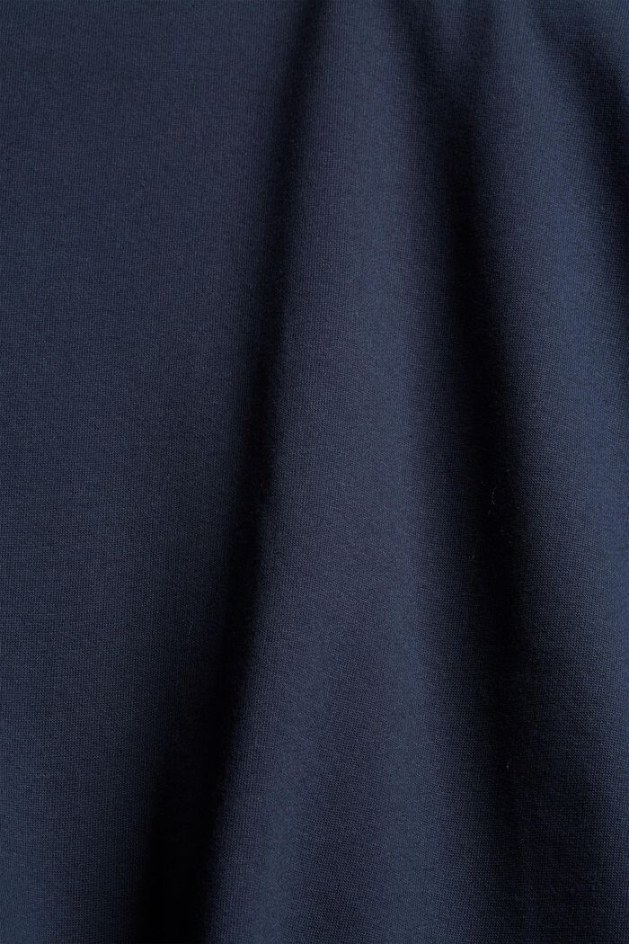 Sweathoodie-jurk van 100% katoen, NAVY, detail image number 4