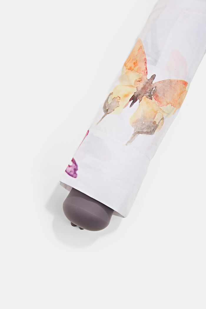 Paraplu met vlinderprint, ONE COLOR, detail image number 1