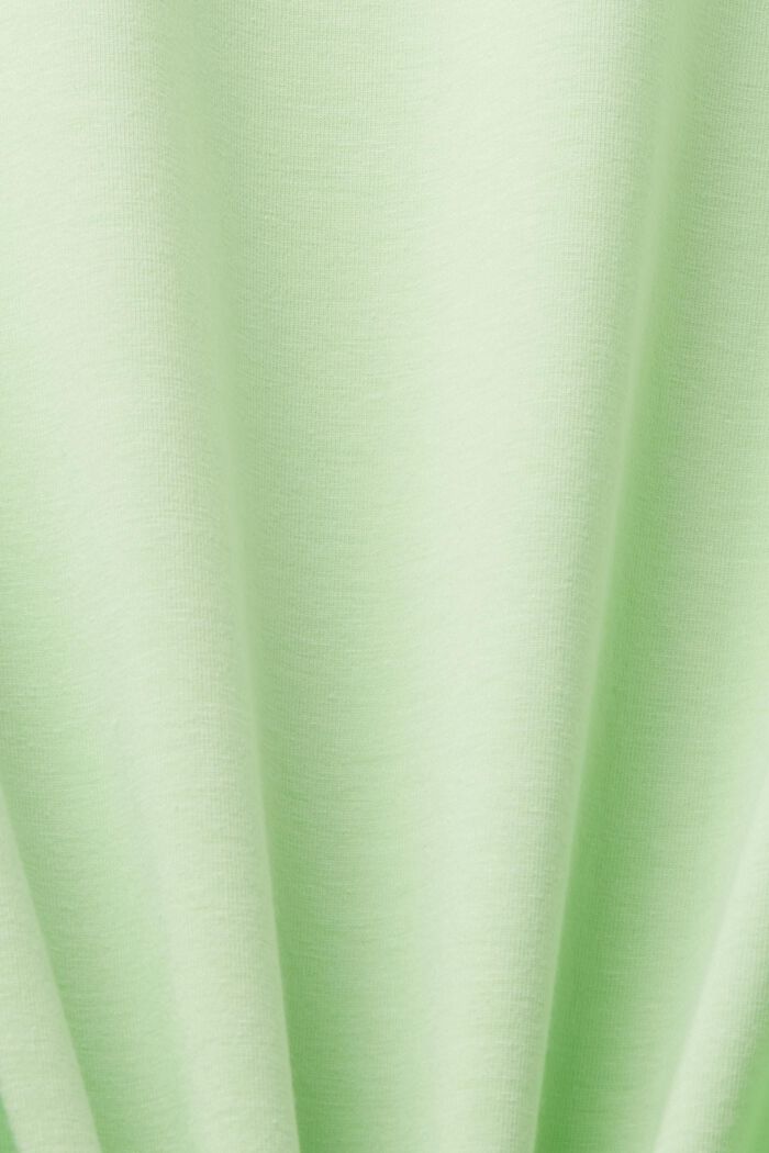T-shirt van een katoenmix, CITRUS GREEN, detail image number 5