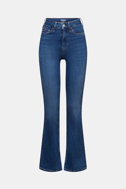 Hoogwaardige bootcut jeans met hoge taille