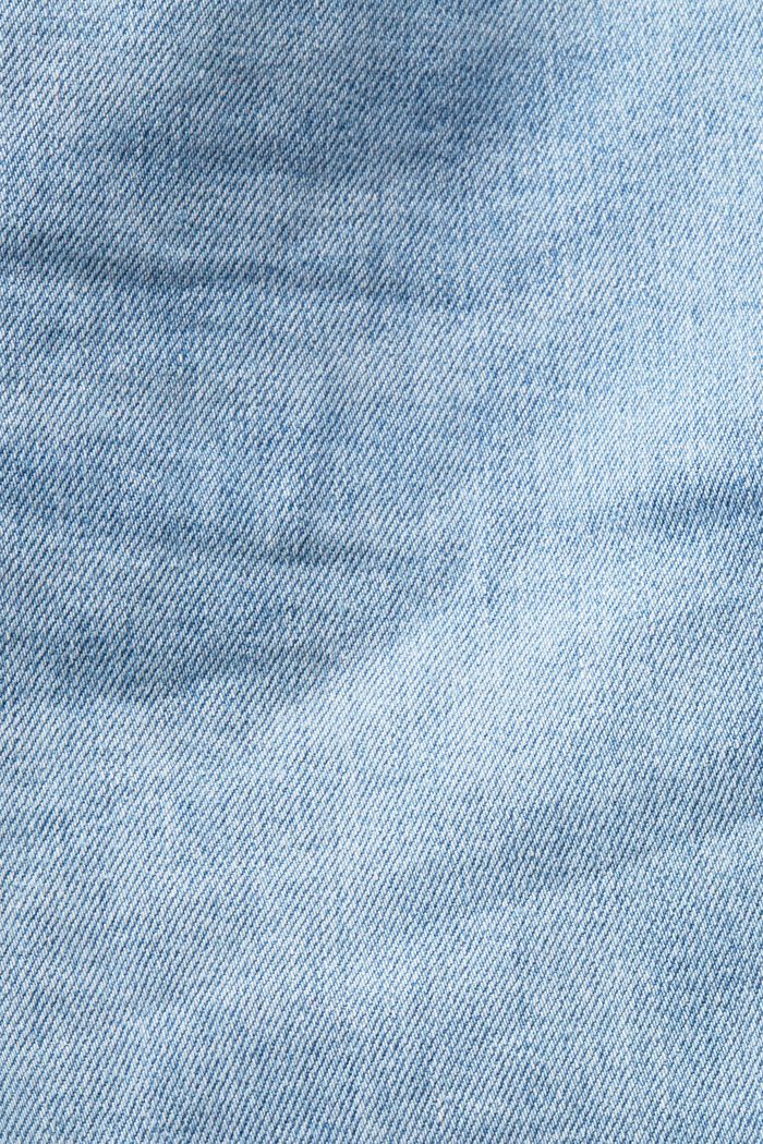 Slim fit jeans met middelhoge taille, BLUE LIGHT WASHED, detail image number 5