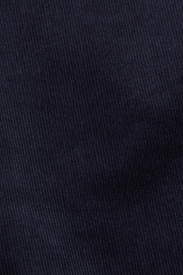 Smalle corduroy broek met middelhoge taille, NAVY, detail image number 5