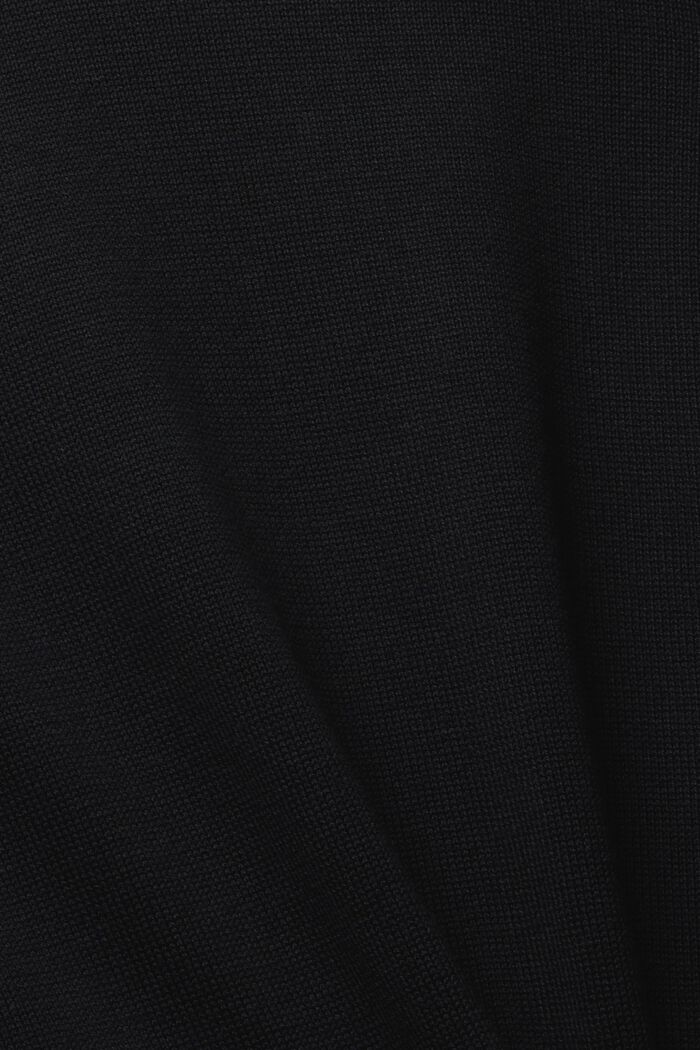 Gebreide midi-jurk, BLACK, detail image number 1
