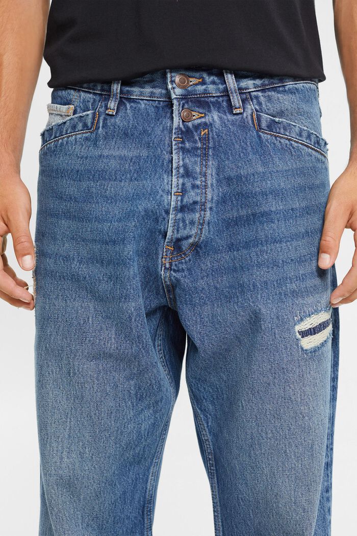Jeans met losse pasvorm, BLUE DARK WASHED, detail image number 2