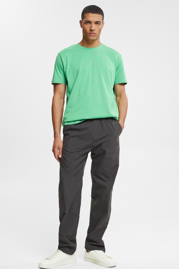 Jersey T-shirt, 100% katoen, GREEN, detail image number 2