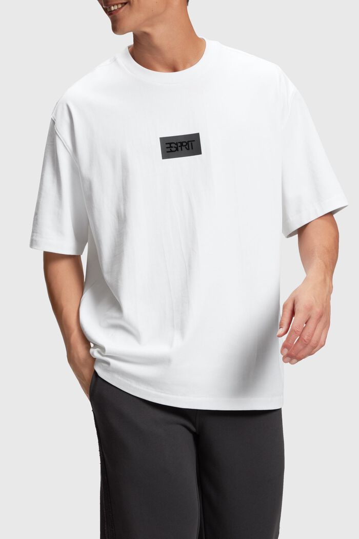 Boxy fit T-shirt, WHITE, detail image number 0