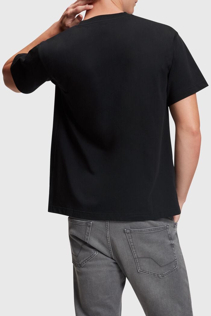 AMBIGRAM effen T-shirt, BLACK, detail image number 1