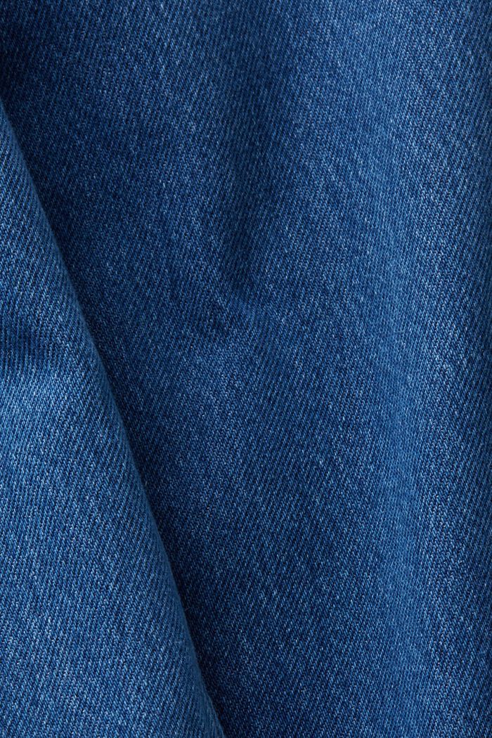 Jeans met wijde pijpen, BLUE DARK WASHED, detail image number 6