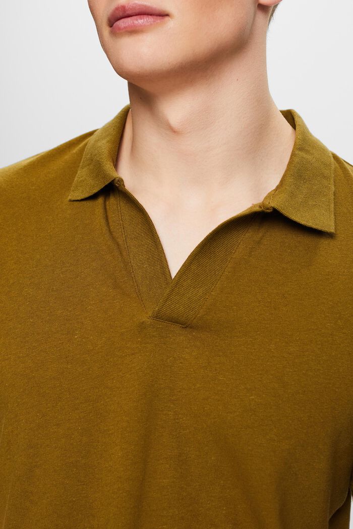 Polo shirts, OLIVE, detail image number 2