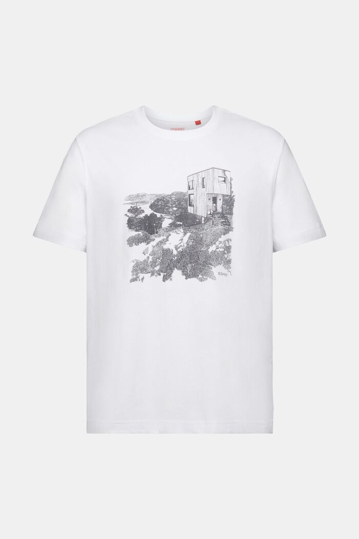 Grafisch  T-shirt met print, WHITE, detail image number 6