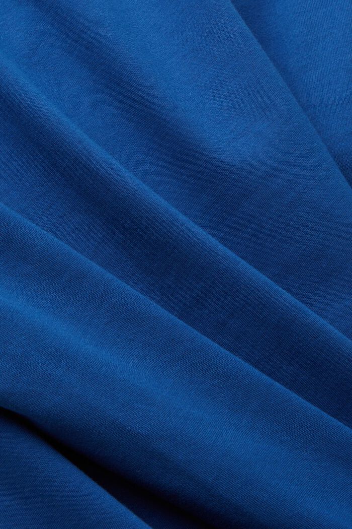 Katoenen T-shirt met dolfijnenprint, BRIGHT BLUE, detail image number 4