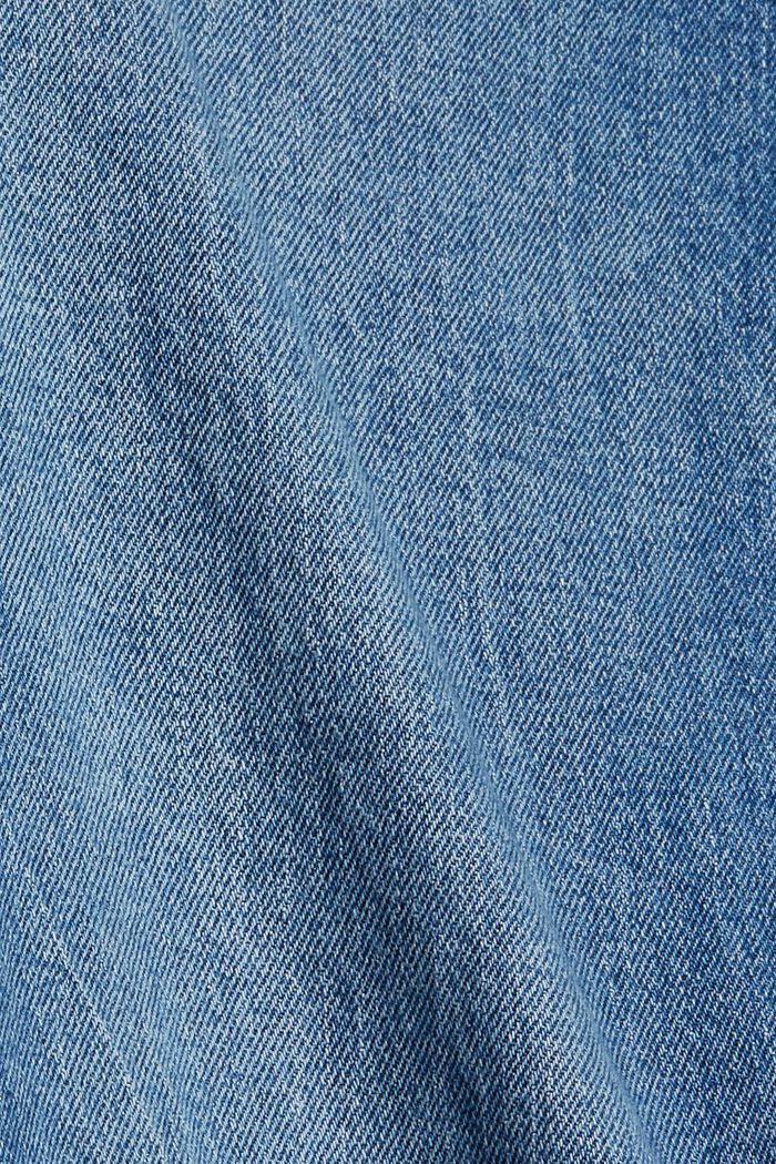Jeans met rechte pijpen, BLUE MEDIUM WASHED, detail image number 4
