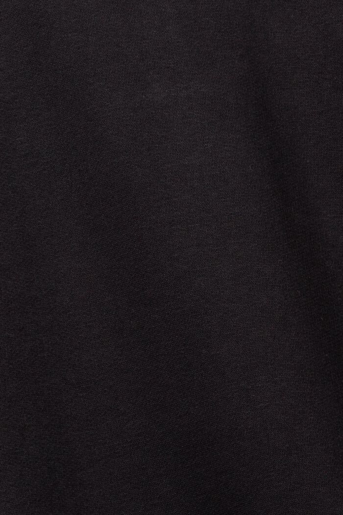 Gerecycled: sweatshirt met capuchon, BLACK, detail image number 5