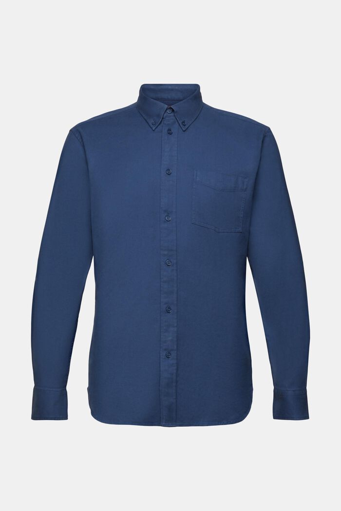 Twill regular fit-overhemd, GREY BLUE, detail image number 5