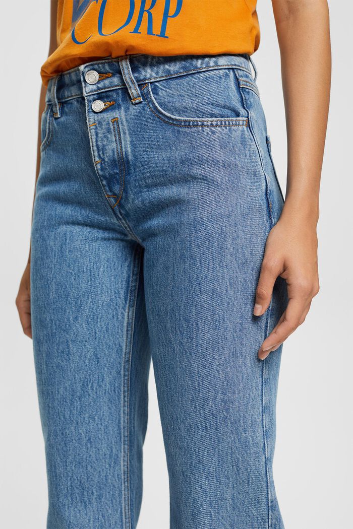 Bootcut jeans met middelhoge taille, BLUE LIGHT WASHED, detail image number 0