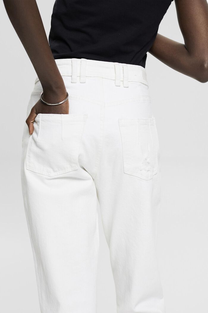 Jeans met rechte pijpen, OFF WHITE, detail image number 2