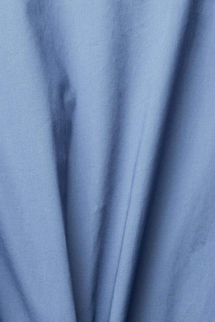 Katoenen jurk met volant, GREY BLUE, detail image number 4