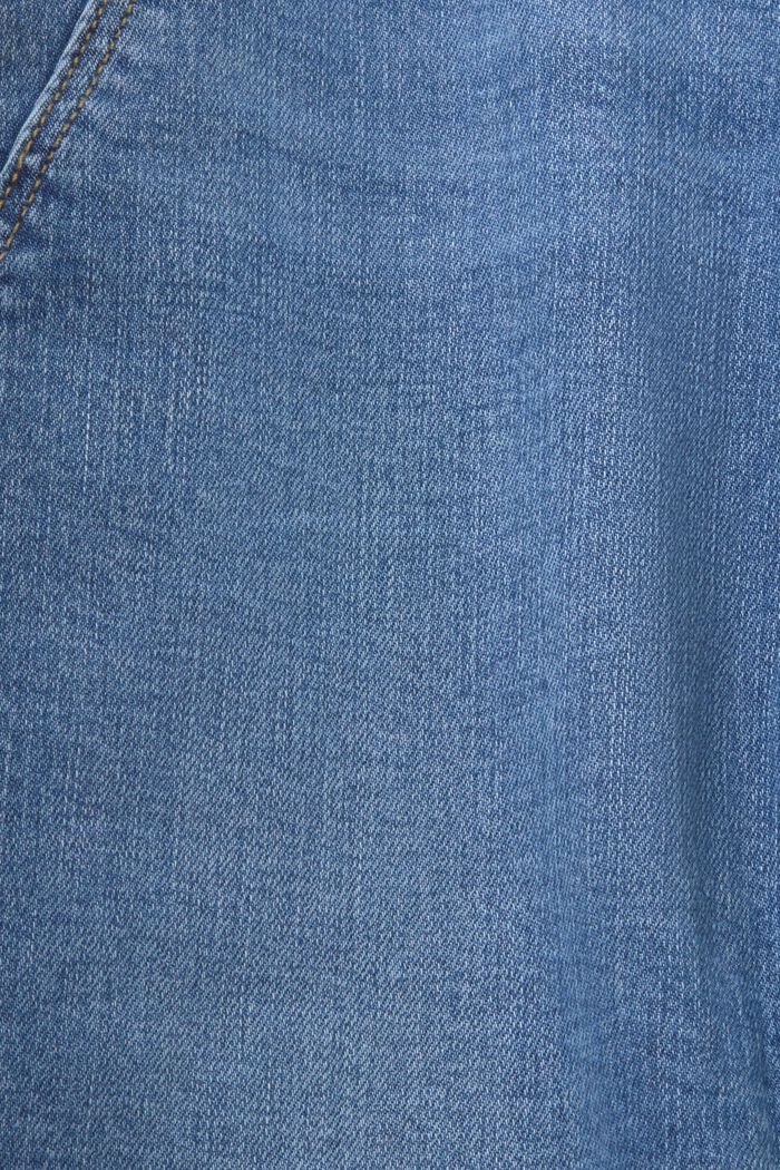 Mid-rise jeans met skinny fit en ritszakken, BLUE MEDIUM WASHED, detail image number 6