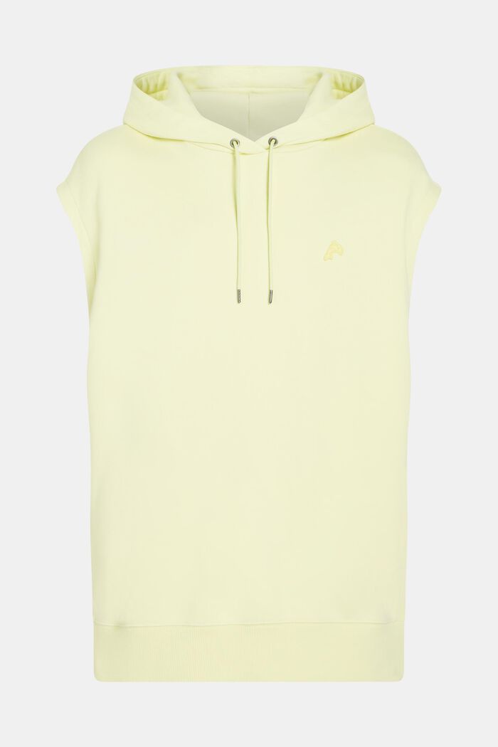 Mouwloze hoodie Color Dolphin, PASTEL YELLOW, overview