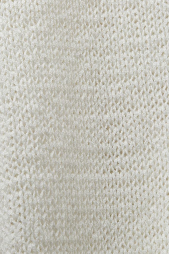 CURVY losjes gebreide trui, OFF WHITE, detail image number 4