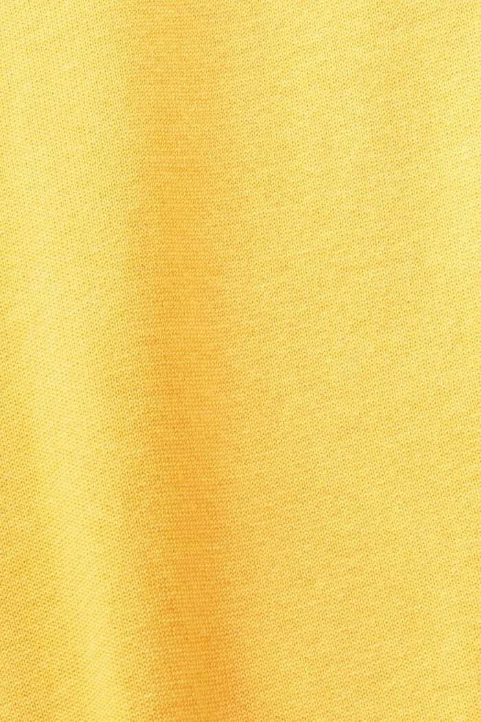 Mouwloze trui met ronde hals, SUNFLOWER YELLOW, detail image number 5