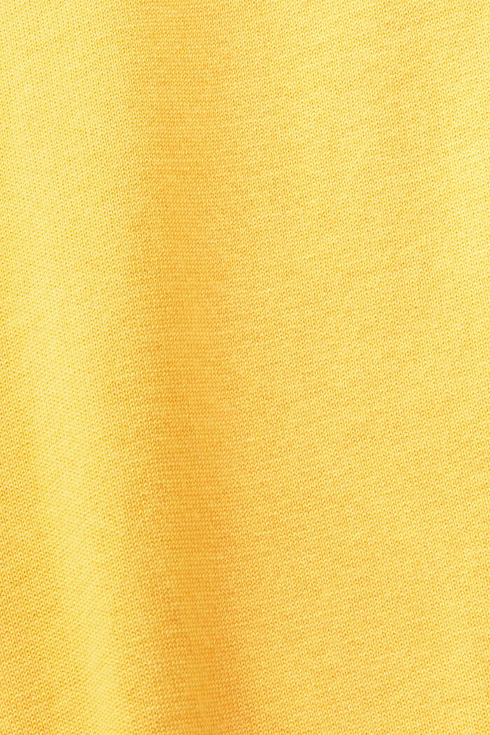 Mouwloze trui met ronde hals, SUNFLOWER YELLOW, detail image number 5