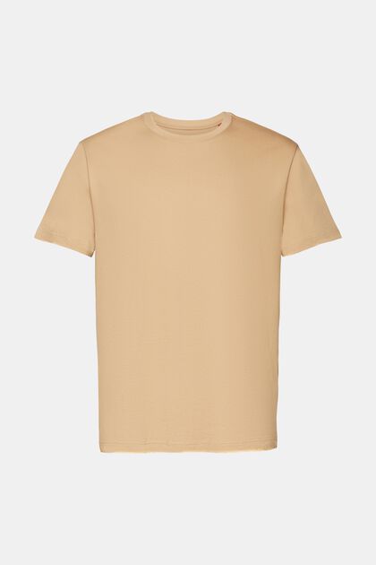 T-shirt van pima katoen-jersey met ronde hals
