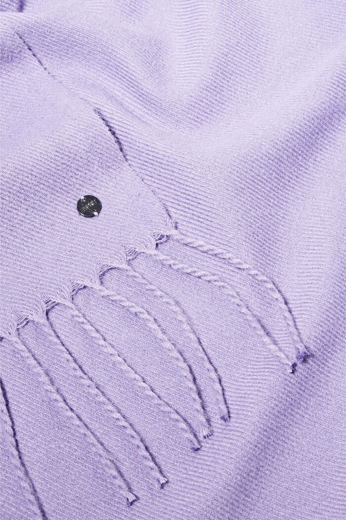Sjaal met franjes, LILAC, detail image number 1