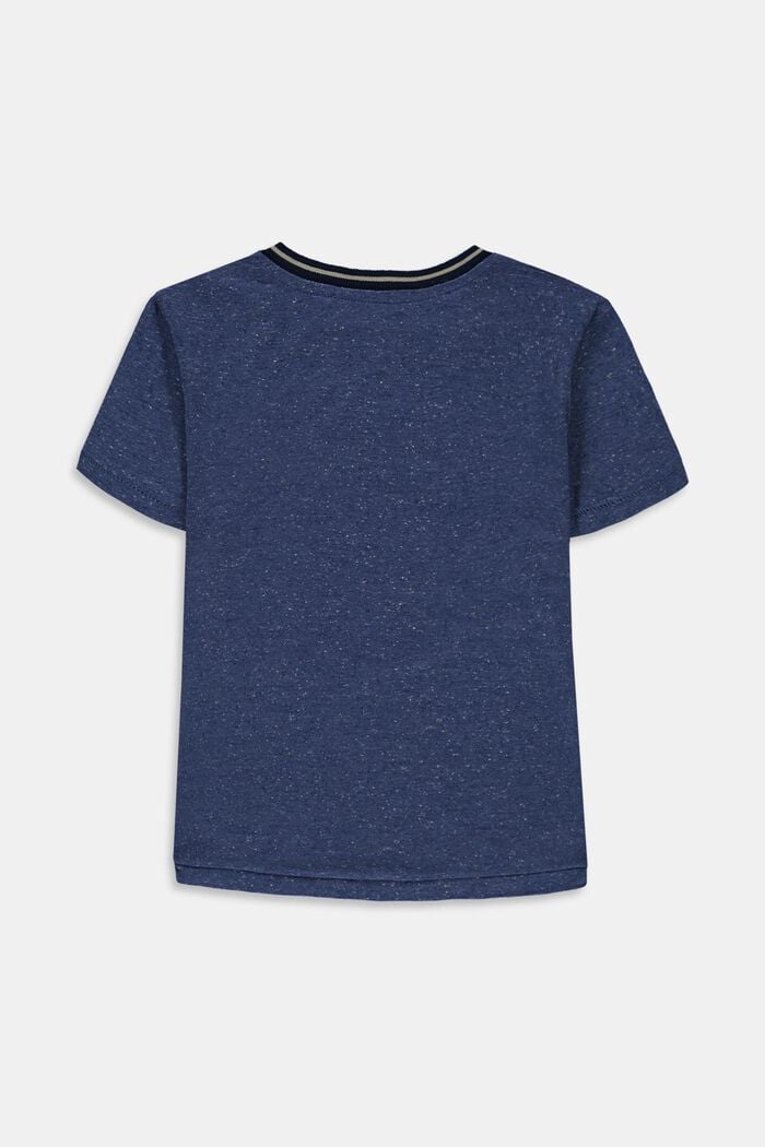 T-shirt met print, van 100% katoen, BLUE, detail image number 1