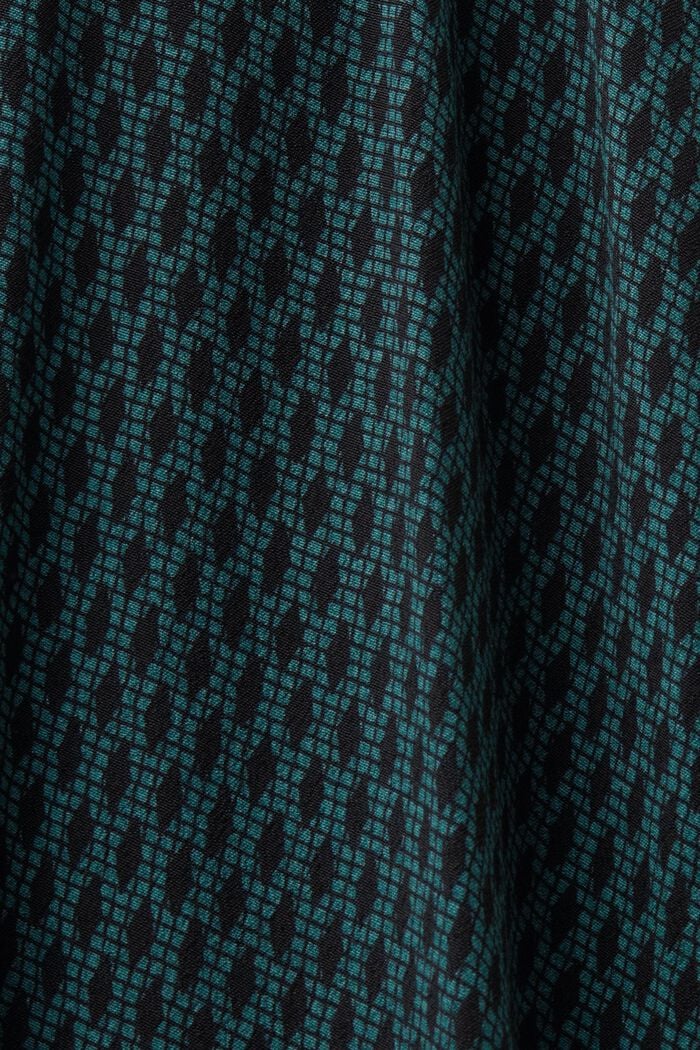Buttondown-overhemd met print, EMERALD GREEN, detail image number 5