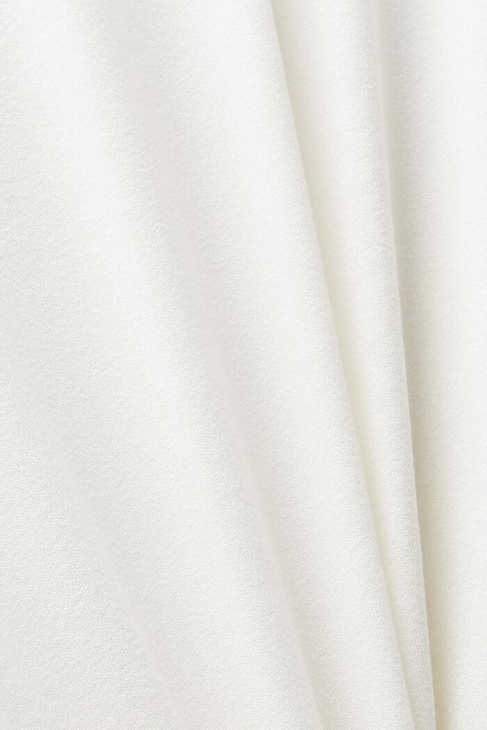 Gesmokt shirt met lange mouwen, LENZING™ ECOVERO™, OFF WHITE, detail image number 6