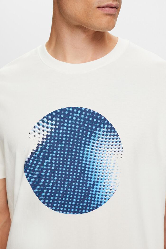 T-shirt met print op de voorkant, 100% katoen, ICE, detail image number 2